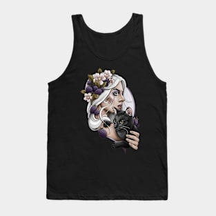 witch and cat Tank Top